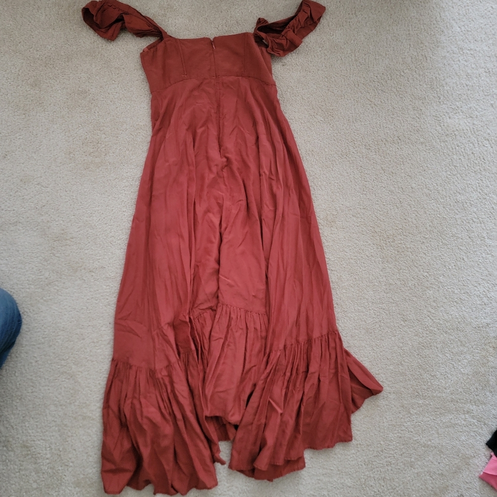 FARM Rio Ruffle Strap Dress Medium EUC - Picture 6 of 12